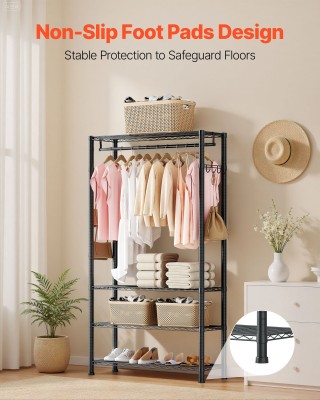 VEVOR Ράφι Ρούχων Βαρέως Τύπου με Ρυθμιζόμενα Ράφια, 30 x 14.02 x 7... VEVOR Ράφι Ρούχων Βαρέως Τύπου με Ρυθμιζόμενα Ράφια, 30 x 14.02 x 7...