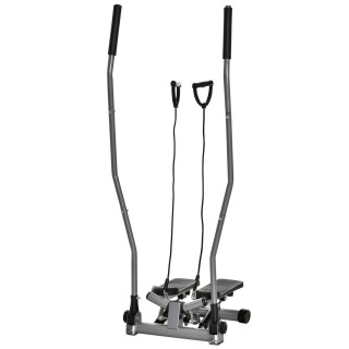 HOMCOM Ασημένιο Stepper Fitness με Λαβή και Οθόνη LCD, Διαστάσεις: ... HOMCOM Ασημένιο Stepper Fitness με Λαβή και Οθόνη LCD, Διαστάσεις: ...