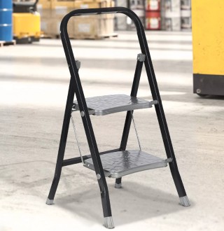 Πτυσσόμενη Σκάλα με 2 Σκαλοπάτια Urban Living 117142 Πτυσσόμενη Σκάλα με 2 Σκαλοπάτια Urban Living 117142