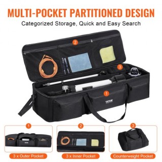 VEVOR Τσάντα Αποθήκευσης Τηλεσκοπίου 1035 mm Πολλαπλών Χρήσεων Αντ... VEVOR Τσάντα Αποθήκευσης Τηλεσκοπίου 1035 mm Πολλαπλών Χρήσεων Αντ...