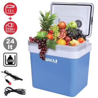 BAKAJI Ηλεκτρικό Ψυγείο 24Lt 12V 220V Σπίτι Αυτοκίνητο Τροχόσπιτο ... BAKAJI Ηλεκτρικό Ψυγείο 24Lt 12V 220V Σπίτι Αυτοκίνητο Τροχόσπιτο ...