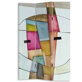 BAKAJI Παραβάν Διαχωριστικό 3 Πάνελ Εκτύπωση Μπρος-Πίσω Αφηρημένος... BAKAJI Παραβάν Διαχωριστικό 3 Πάνελ Εκτύπωση Μπρος-Πίσω Αφηρημένος...