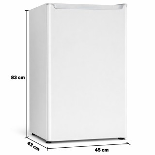 BAKAJI Μονοπορτικός Ψυγειοκαταψύκτης 90 Λίτρων Λευκός – Εξοικονόμησ...