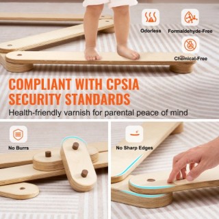 Παιδική Δοκός Ισορροπίας VEVOR - Σετ 3 Τεμαχίων  ETPHMMZSBMZGCCA3QV0