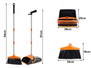 Verk group Σετ Σφουγγαρίστρα Swifter Lazy Mans Sweeping Kit  με Βού...