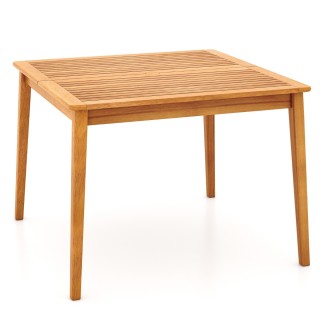 Costway Τραπέζι Εξωτερικού Χώρου για 4 Άτομα από Ακακία με Φυσικό Φ... Costway Τραπέζι Εξωτερικού Χώρου για 4 Άτομα από Ακακία με Φυσικό Φ...