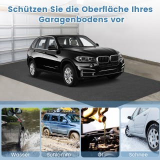 Costway Απορροφητικό Χαλί Γκαράζ 800 x 220 cm με Αδιάβροχη Αντιολισ...