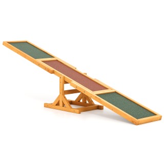 Costway  Ξύλινη Ράμπα Ευκινησίας για Σκύλους - Σετ Γυμναστικής & Πα...