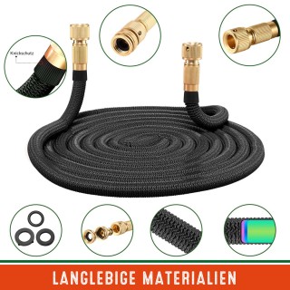 Gardebruk Εύκαμπτος Μαύρος Λάστιχος Κήπου 15μ 109318 Gardebruk Εύκαμπτος Μαύρος Λάστιχος Κήπου 15μ 109318