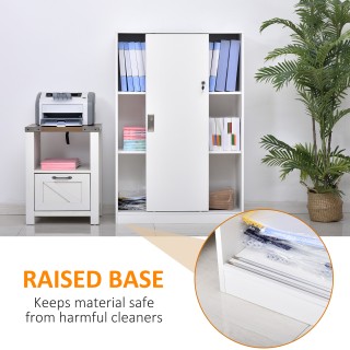 Vinsetto Ντουλάπι Γραφείου με 3 Ράφια και 2 Κλειδιά Ασφαλείας από Μ... Vinsetto Ντουλάπι Γραφείου με 3 Ράφια και 2 Κλειδιά Ασφαλείας από Μ...