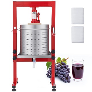 VEVOR Υδραυλικό Πιεστήριο Φρούτων 30L από Ανοξείδωτο Ατσάλι GJYZJBX... VEVOR Υδραυλικό Πιεστήριο Φρούτων 30L από Ανοξείδωτο Ατσάλι GJYZJBX...