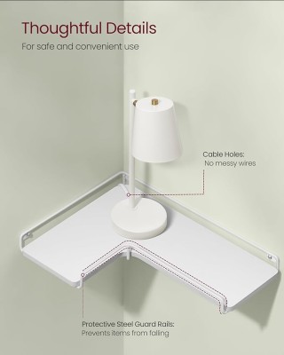 Σετ Επιτοίχια Ράφια 2 τμχ Χρώματος Λευκό Vasagle LLS831W14 Σετ Επιτοίχια Ράφια 2 τμχ Χρώματος Λευκό Vasagle LLS831W14