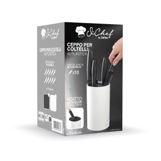 Galileo Βάση μαχαιριών από πλαστικό PP με εφέ μαρμάρου SChef 590393... Galileo Βάση μαχαιριών από πλαστικό PP με εφέ μαρμάρου SChef 590393...