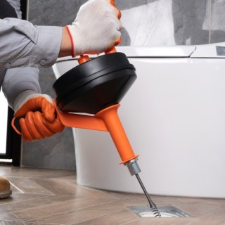 VEVOR Αποφρακτικό 7.6μ με Προσαρμογέα Δράπανου για Νεροχύτες & Ντου... VEVOR Αποφρακτικό 7.6μ με Προσαρμογέα Δράπανου για Νεροχύτες & Ντου...