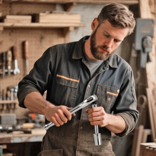 VEVOR Σετ Καρυδάκια 46τμχ, Οδηγός 6,4 χιλ, Χρωμιομένο CR-V Ατσάλι γ...