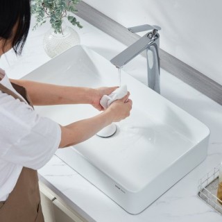 Μοντέρνος Κεραμικός Νιπτήρας VEVOR 24x13.8 Λευκός TMSCTCJX6135I29E0V0 Μοντέρνος Κεραμικός Νιπτήρας VEVOR 24x13.8 Λευκός TMSCTCJX6135I29E0V0