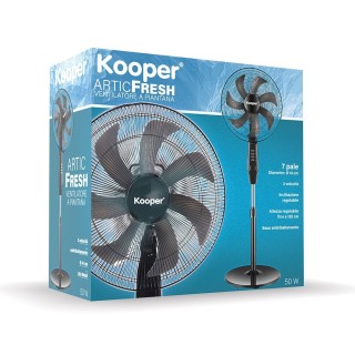 Kooper Ανεμιστήρας δαπέδου με στρογγυλή βάση, 3 ταχύτητες και ταλάν... Kooper Ανεμιστήρας δαπέδου με στρογγυλή βάση, 3 ταχύτητες και ταλάν...