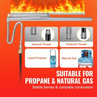 VEVOR Ενθετή Εστία 6x18, Ανοξείδωτος Καυστήρας 90,000 BTU για Εσωτε... VEVOR Ενθετή Εστία 6x18, Ανοξείδωτος Καυστήρας 90,000 BTU για Εσωτε...