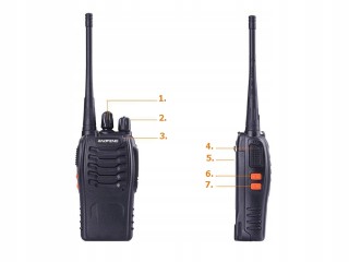 Verk group Walkie talkie Επικοινωνίας με 2x Baofeng BF888S PMR 5907...