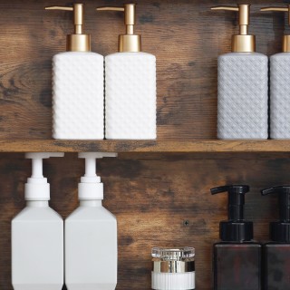 kleankin Καθρέφτης μπάνιου με ρυθμιζόμενα φώτα LED, 2 πόρτες και ρυ... kleankin Καθρέφτης μπάνιου με ρυθμιζόμενα φώτα LED, 2 πόρτες και ρυ...