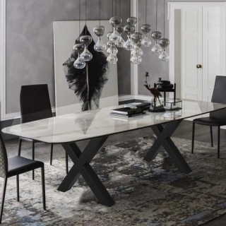 Μεταλλικά Πόδια Τραπεζιού VEVOR 28.4 x 29.9 ίντσες Μαύρα - Στυλ X-F...