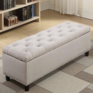 BAKAJI Κασετίνα Πουφ Αποθηκευτικός Πάγκος Σκαμπό Υποπόδιο Ξύλο και... BAKAJI Κασετίνα Πουφ Αποθηκευτικός Πάγκος Σκαμπό Υποπόδιο Ξύλο και...