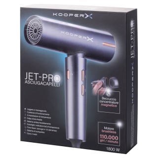 Kooper Πιστολάκι μαλλιών τελευταίας γενιάς με μαγνητικό συμπυκνωτή ...