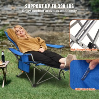 VEVOR Πτυσσόμενη Καρέκλα Κάμπινγκ 150kg Εξωτερικού Χώρου PTTYXTTY... VEVOR Πτυσσόμενη Καρέκλα Κάμπινγκ 150kg Εξωτερικού Χώρου PTTYXTTY...