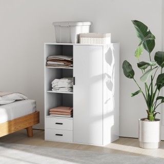 HOMCOM Μοντέρνα Ντουλάπα 80x50x124 εκ. 831-967V00WT