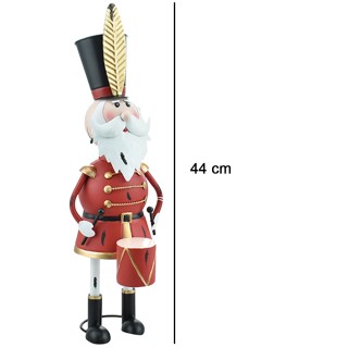 BAKAJI Μπάμπο Νατάλε Χριστουγεννιάτικος Στρατιώτης με Τύμπανο Διακ... BAKAJI Μπάμπο Νατάλε Χριστουγεννιάτικος Στρατιώτης με Τύμπανο Διακ...