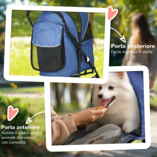 PawHut Καροτσάκι για Σκύλους με Καλάθι, Μαξιλάρι και 2 Λουριά, από ... PawHut Καροτσάκι για Σκύλους με Καλάθι, Μαξιλάρι και 2 Λουριά, από ...