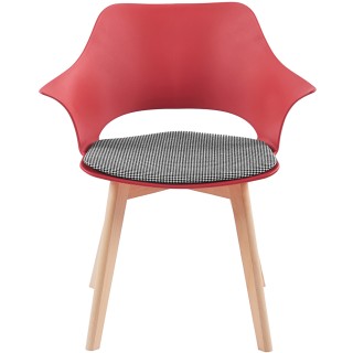 Shally Dogan Σετ 4 Καρέκλες Τραπεζαρίας Κόκκινο Πολυθρόνα Γραφείου... Shally Dogan Σετ 4 Καρέκλες Τραπεζαρίας Κόκκινο Πολυθρόνα Γραφείου...