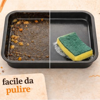 BAKAJI Σετ 4 Ορθογώνια Αντικολλητικά Ταψιά Vulcano 20-25-30-35εκ 02...