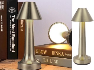 Ασύρματο Επιτραπέζιο Φωτιστικό Νυκτός Αφής με 3 Επίπεδα Φωτισμού 3W... Ασύρματο Επιτραπέζιο Φωτιστικό Νυκτός Αφής με 3 Επίπεδα Φωτισμού 3W...