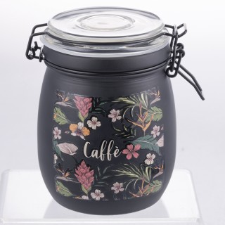 Galileo Βάζο Καφέ 750 ml σε Γυαλί Ανθρακί Botanico SChef 5922515