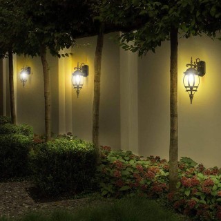 BAKAJI Κλασικό Βικτωριανό Φωτιστικό Τοίχου Εξωτερικού Χώρου Αλουμιν... BAKAJI Κλασικό Βικτωριανό Φωτιστικό Τοίχου Εξωτερικού Χώρου Αλουμιν...