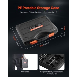 VEVOR Σετ Καρυδάκια Torx Εξωτερικά 60 Τεμαχίων S2 Κράμα Χάλυβα Cr-V...