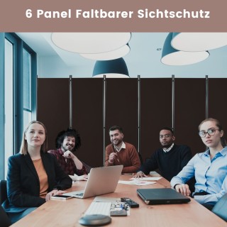 Πτυσσόμενο Διαχωριστικό Χώρου 6 Τμημάτων με Ρόδες Κλειδώματος 334,5... Πτυσσόμενο Διαχωριστικό Χώρου 6 Τμημάτων με Ρόδες Κλειδώματος 334,5...