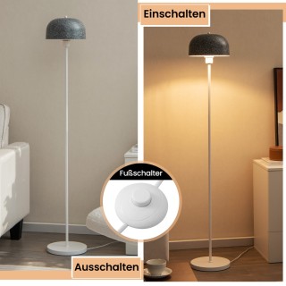 Costway  Κομψό Φωτιστικό Δαπέδου με Μοντέρνο Σχεδιασμό και Πρακτικέ...