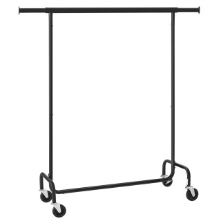 Μεταλλική Τροχήλατη Κρεμάστρα Ρούχων Βαρέως Τύπου 110–150 x 45 x 16... Μεταλλική Τροχήλατη Κρεμάστρα Ρούχων Βαρέως Τύπου 110–150 x 45 x 16...