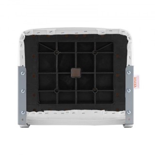 VEVOR Κάθισμα Βάρκας Αναδιπλούμενο με Χαμηλή Πλάτη και Λευκό Μαξιλά...