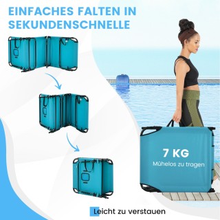 Costway Πτυσσόμενη Ξαπλώστρα Παραλίας με Ρυθμιζόμενη Πλάτη και Αφα... Costway Πτυσσόμενη Ξαπλώστρα Παραλίας με Ρυθμιζόμενη Πλάτη και Αφα...