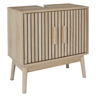 Ξύλινο Έπιπλο Μπάνιου 60 x 70 x 30 cm με Αποθηκευτικούς Χώρους HD02...