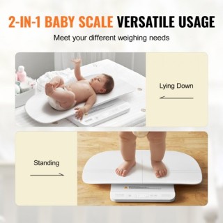 VEVOR Ζυγαριά Μωρού Bluetooth με Λειτουργία Κράτησης ZNLYEHYYECZNHX...