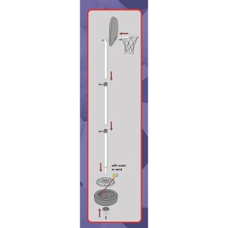 BAKAJI Καλάθι Καλαθοσφαίρισης με Βάση για Παιδιά Ρυθμιζόμενο Ύψος ... BAKAJI Καλάθι Καλαθοσφαίρισης με Βάση για Παιδιά Ρυθμιζόμενο Ύψος ...