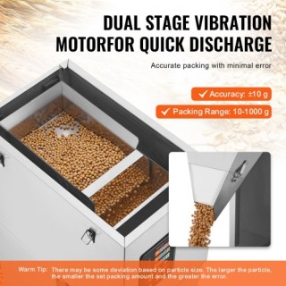 VEVOR Αυτόματη Μηχανή Γεμίσματος Σωματιδίων 10-1000g, Ανοξείδωτη Ζ... VEVOR Αυτόματη Μηχανή Γεμίσματος Σωματιδίων 10-1000g, Ανοξείδωτη Ζ...