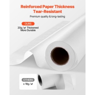 VEVOR Ιατρικό Χαρτί Εξέτασης 21 x 225ft Λείο Ρολό Κάλυψης μιας Χρήσ... VEVOR Ιατρικό Χαρτί Εξέτασης 21 x 225ft Λείο Ρολό Κάλυψης μιας Χρήσ...