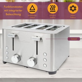 Φρυγανιέρα 4 Θέσεων 1500W Inox PC-TA1252 Profi Cook Φρυγανιέρα 4 Θέσεων 1500W Inox PC-TA1252 Profi Cook