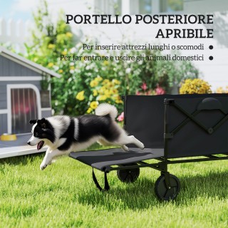 Outsunny Καρότσι Κήπου 160L Πτυσσόμενο με Ρυθμιζόμενη Λαβή, Χωρητικ... Outsunny Καρότσι Κήπου 160L Πτυσσόμενο με Ρυθμιζόμενη Λαβή, Χωρητικ...