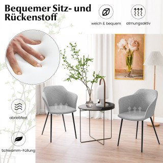 Costway Μοντέρνα και Στιλάτη Καρέκλα Τραπεζαρίας με Λινό Κάθισμα κ... Costway Μοντέρνα και Στιλάτη Καρέκλα Τραπεζαρίας με Λινό Κάθισμα κ...